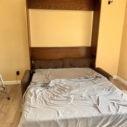 Queen Murphy Bed With Sofa 