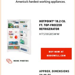 Hotpoint Apartment Sizes Refrigerator Used 