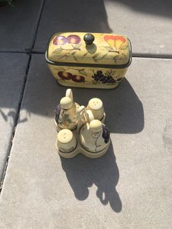 Bread and oil canisters
