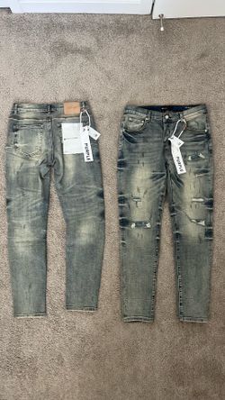 Light Blue Purple Jeans