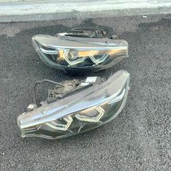 2014-2017 Bmw 4 Series Xenon Hid Headlights (Adaptive) With All The Accessories OEM.
