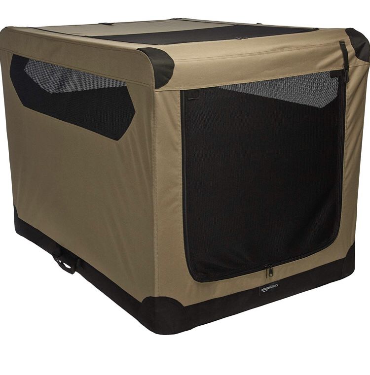 NEW 42” SOFT DOG CRATE, PORTABLE ,WASHABLE