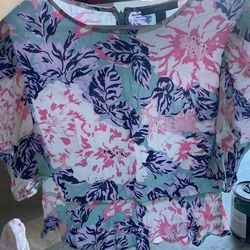 Floral Shirt Size L