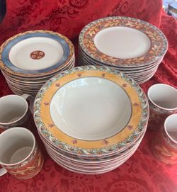 Dinner Plates Salad Bowls Mugs Coventry Pts International Indonesia Acanthus Dinnerware