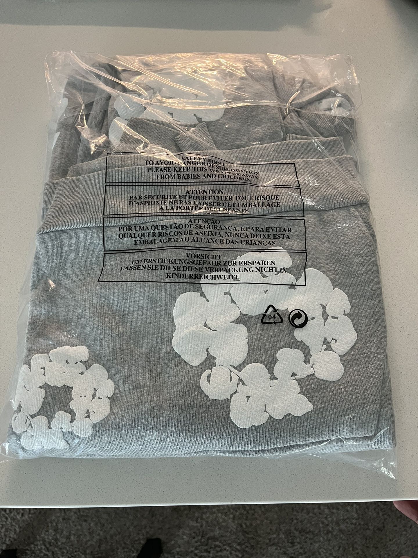 Denim Tears Grey Cotton Wreath Sweatshirt