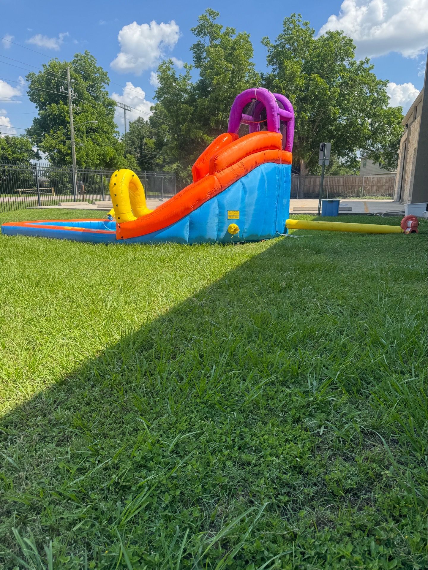 Inflatable slip and slide