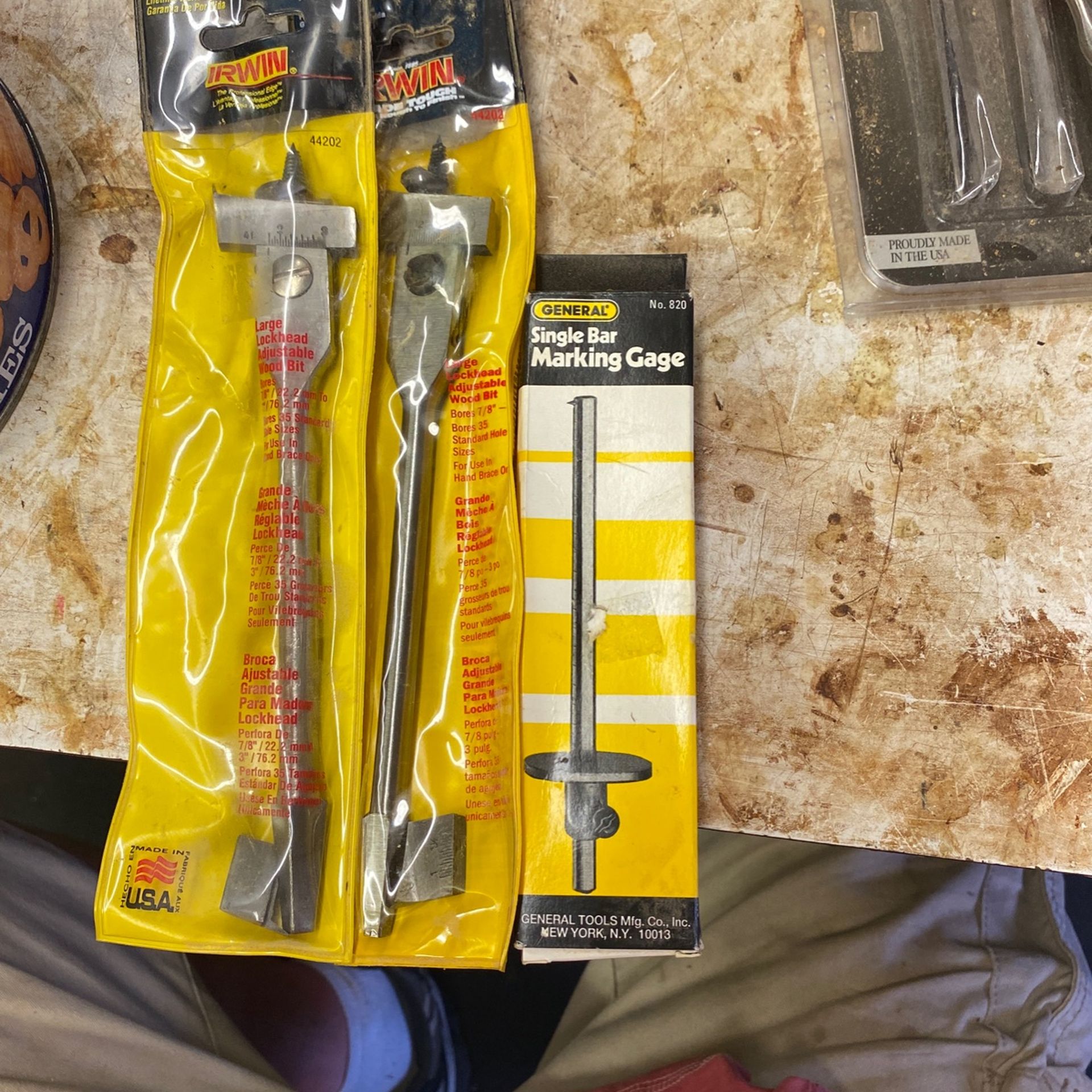 Drill Bits and Marking Gauge