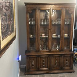 Buffet with China hutch