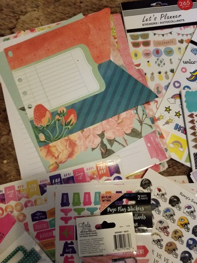 Planner supplies