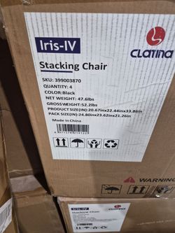 Brand New In Box Stackable Chairs