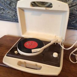 Vintage Portable Record Player