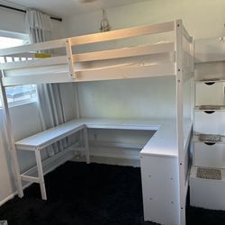 Bellmave Full Size Loft Bed 