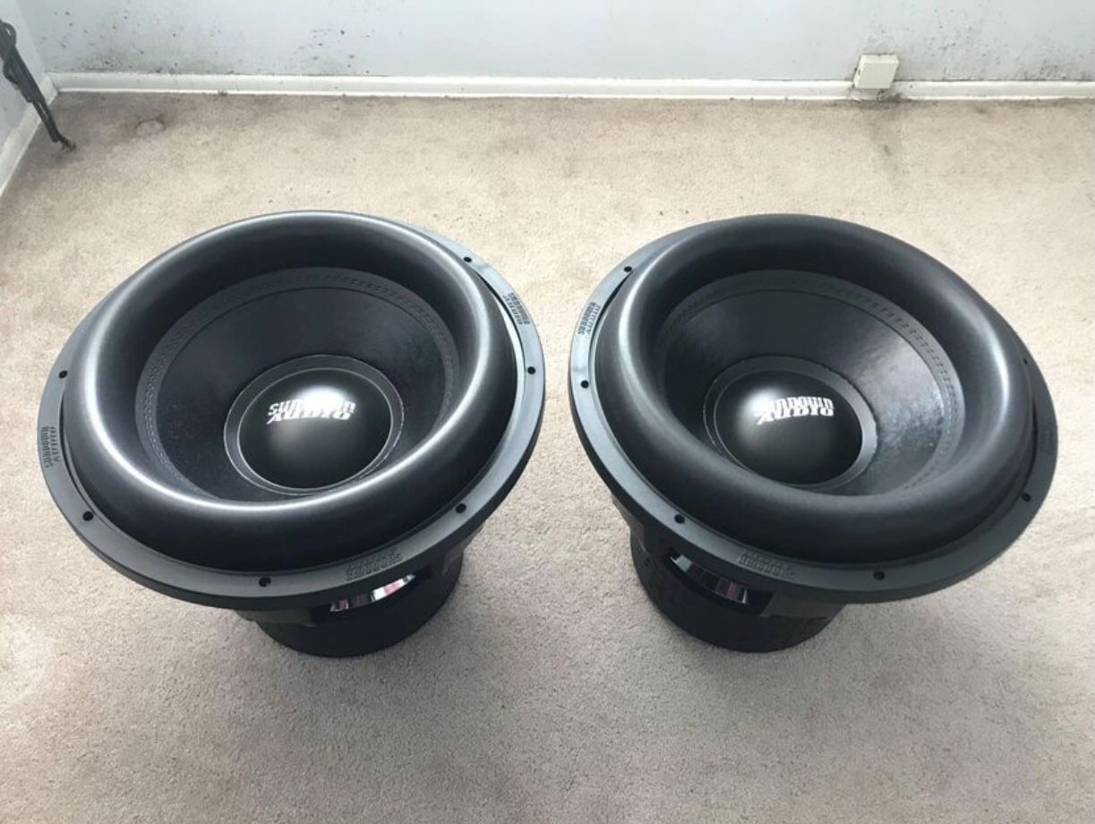 Sundown X15 Subwoofers & Crossfire 4K