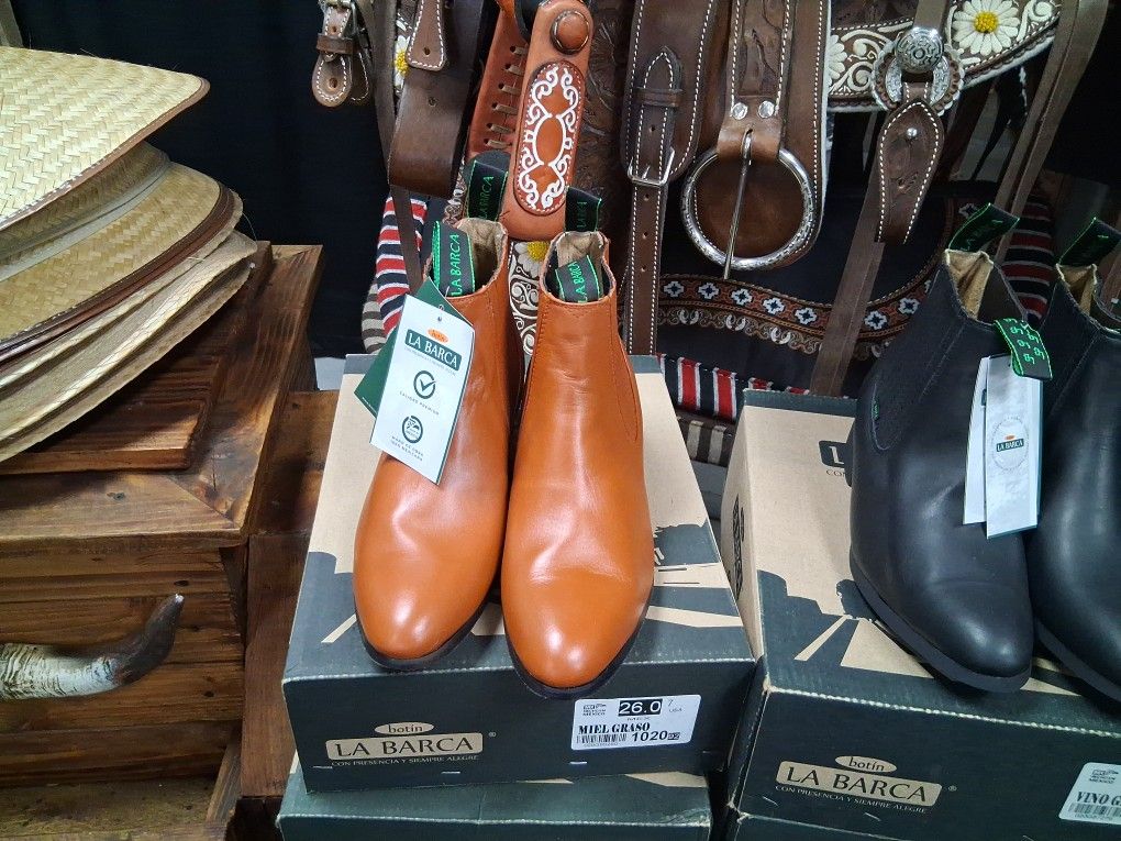 Botin Charro La Barca