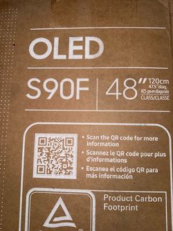 Samsung 48-Inch Class OLED S90F 4K Smart TV (2025 Model) NQ4 AI Gen3 Processor Upscaling Pro HDR +, Motion Xcelerator 144Hz, Vision Alexa Built-in