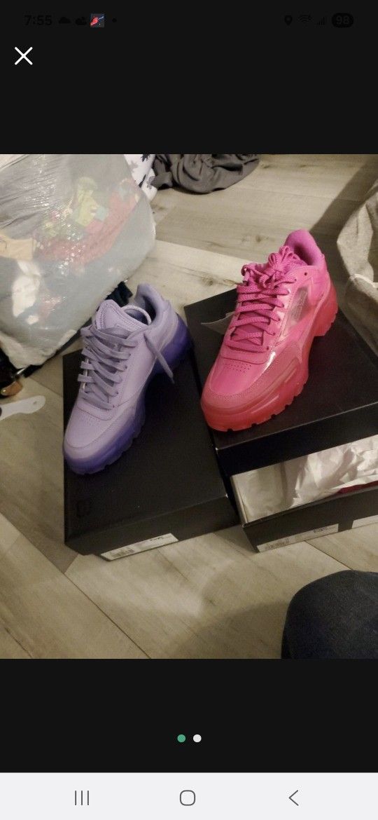 Cardi B Reebok Shoes Size 7