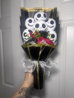 Skellington Valentines Day Bouquet 