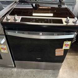 Whirlpool 30” Stainless Steel Freestanding Electric Range