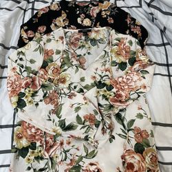 three forever 21 floral blouses