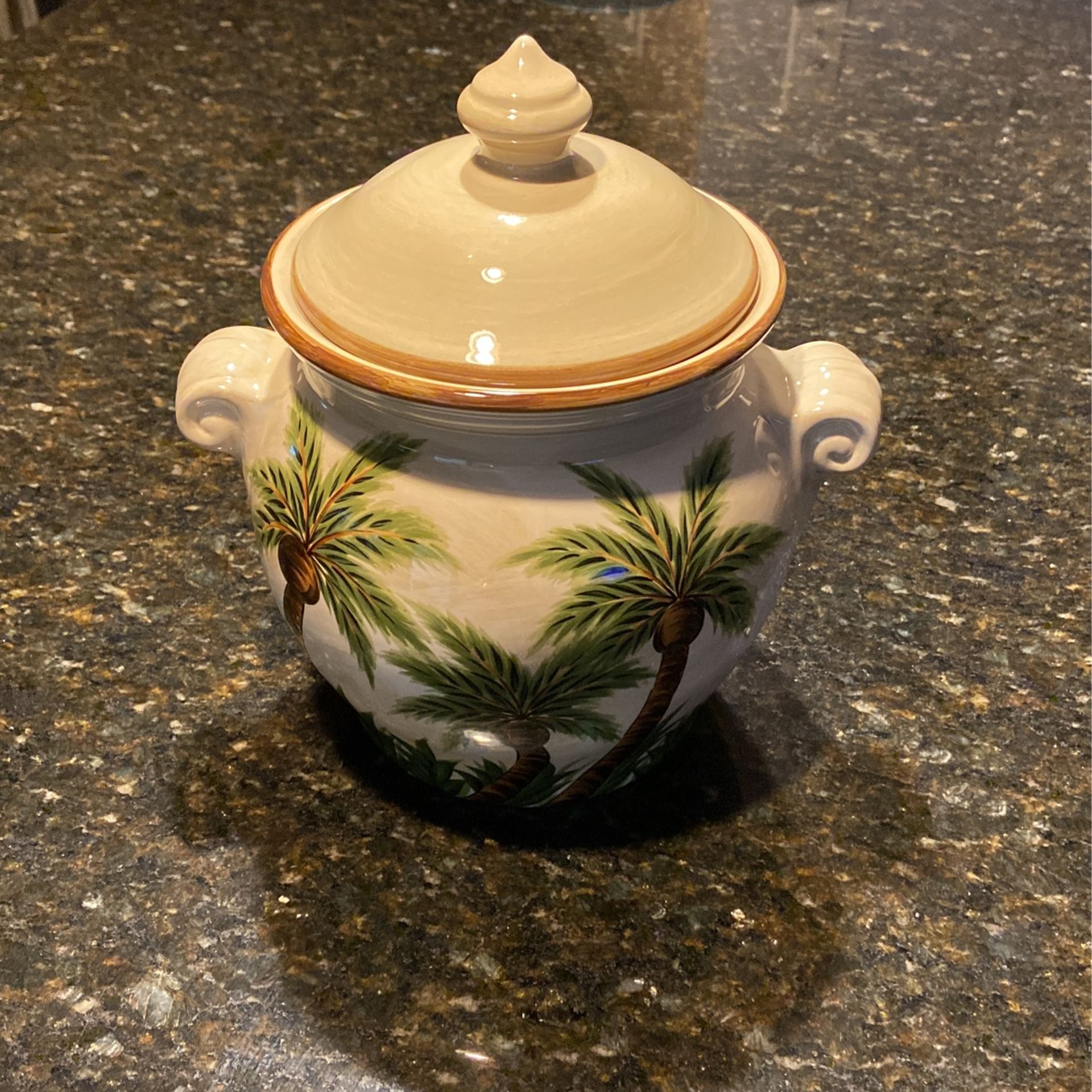 Tropical Theme Cookie Jar