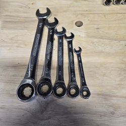  ASE Ratcheting Wrench Set