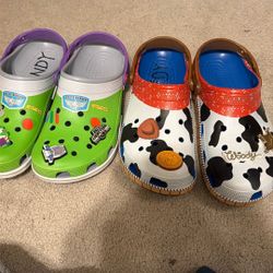 Woody And Buzz Crocs