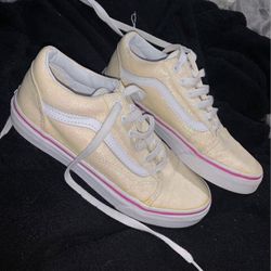 Yellow Sparkly Vans 