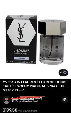 YSL L Homme Men Cologne Eu De Toilette Authentic