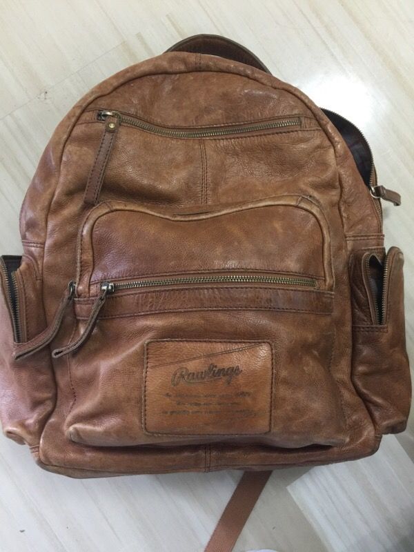 Rawlings Pro Preferred Rugged Leather Backpack