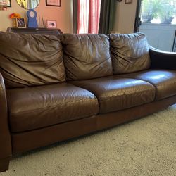 Leather Couch 
