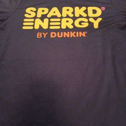 Dunkin Donuts Sparkd' Energy Promotional Employee Shirt Men’s Size Small Shirt  OBO 