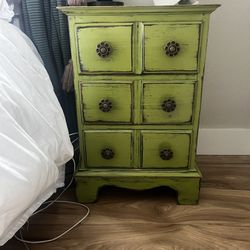 Vintage Inspired Nightstand /bedside Table/ End Table 