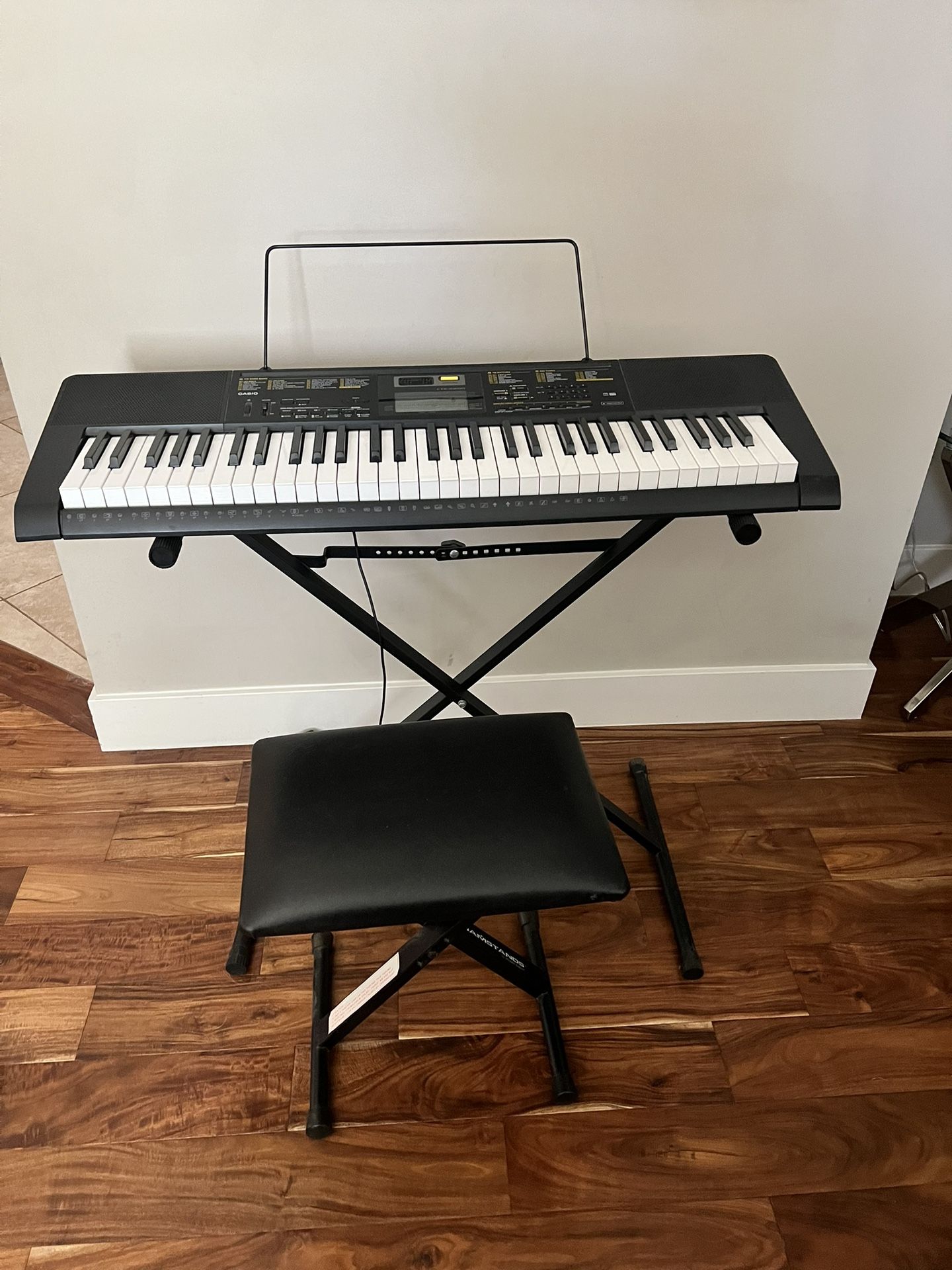 Casio CTK-2400 Keyboard with Stand And Bench