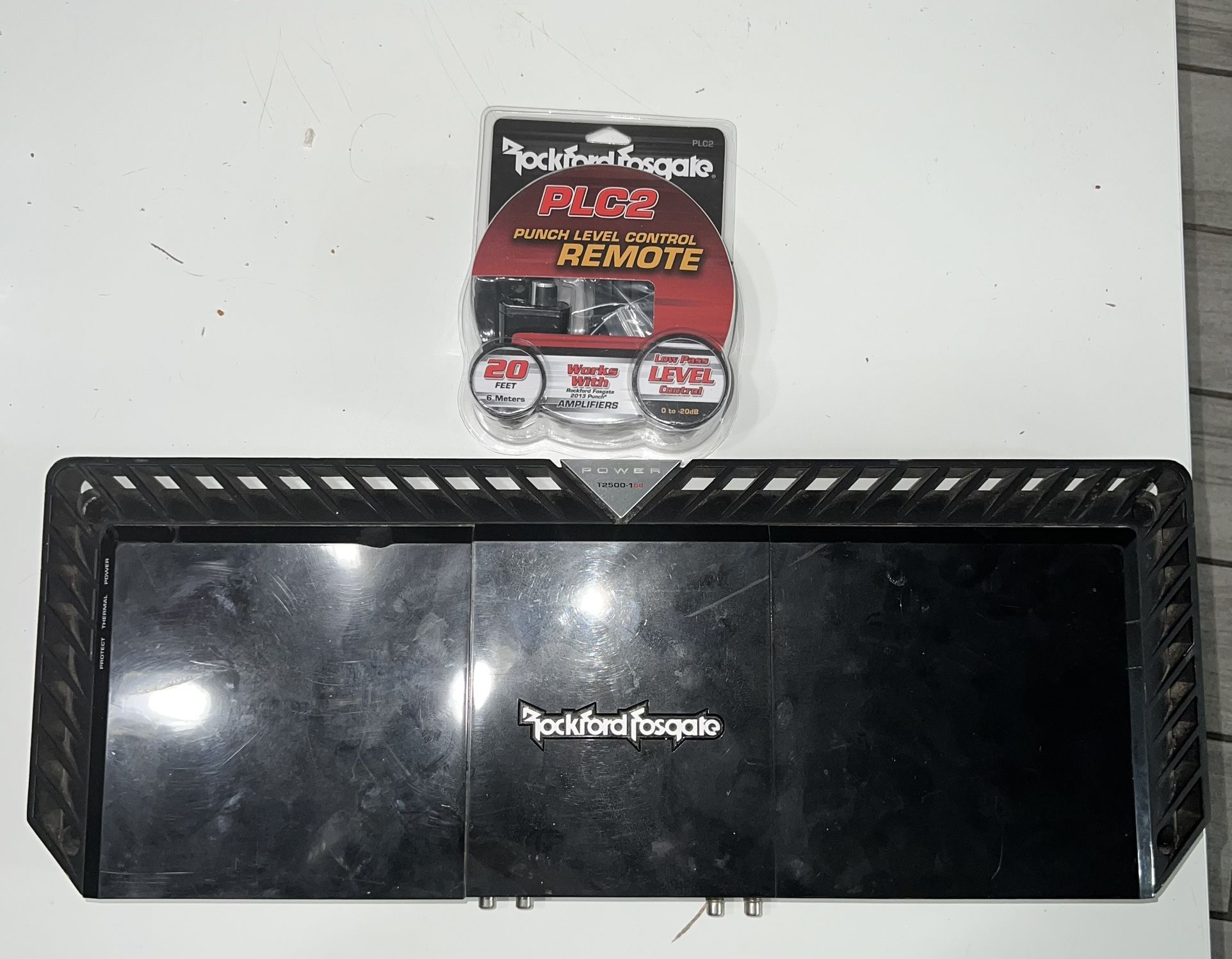 Rockford Fosgate T2500-1bd $850 Obo With Brand New Bass Remote