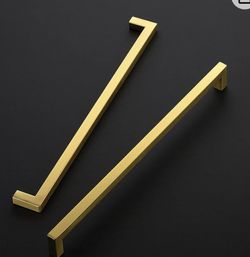 10 Brush gold Drawer/ Cabinet Handles
