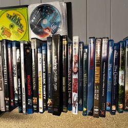 Large Assortment Blu-ray And DVDs