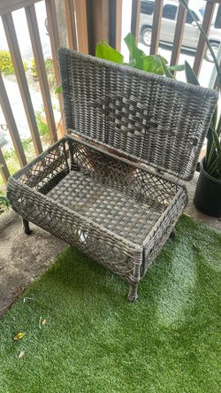 Patio Table with Storage 