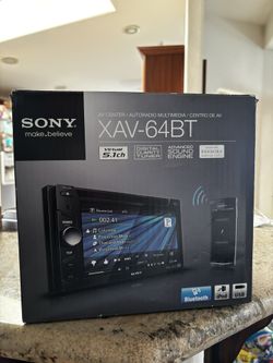 sony xav 64bt
