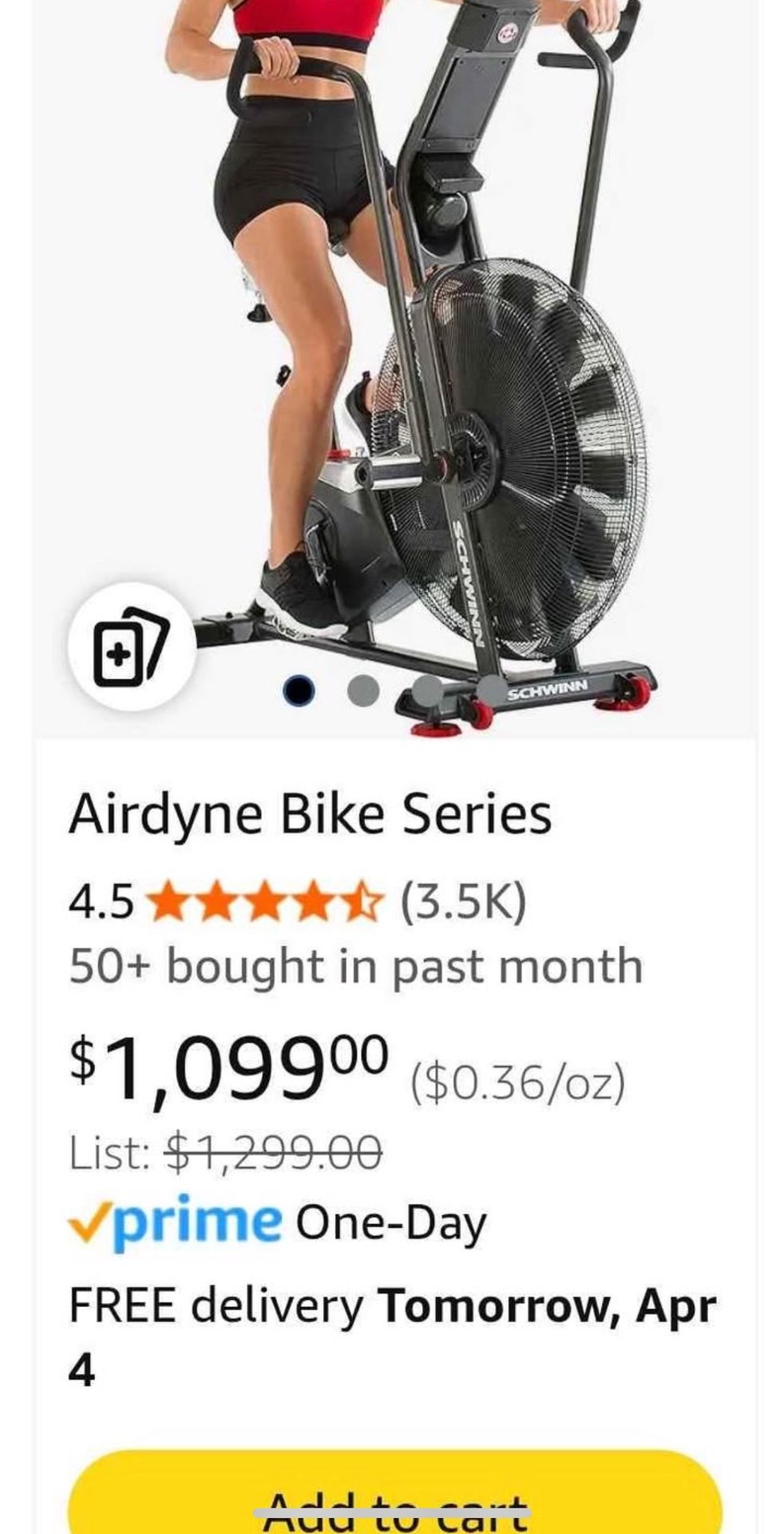 Schwinn AD Airdyne Fan Bike