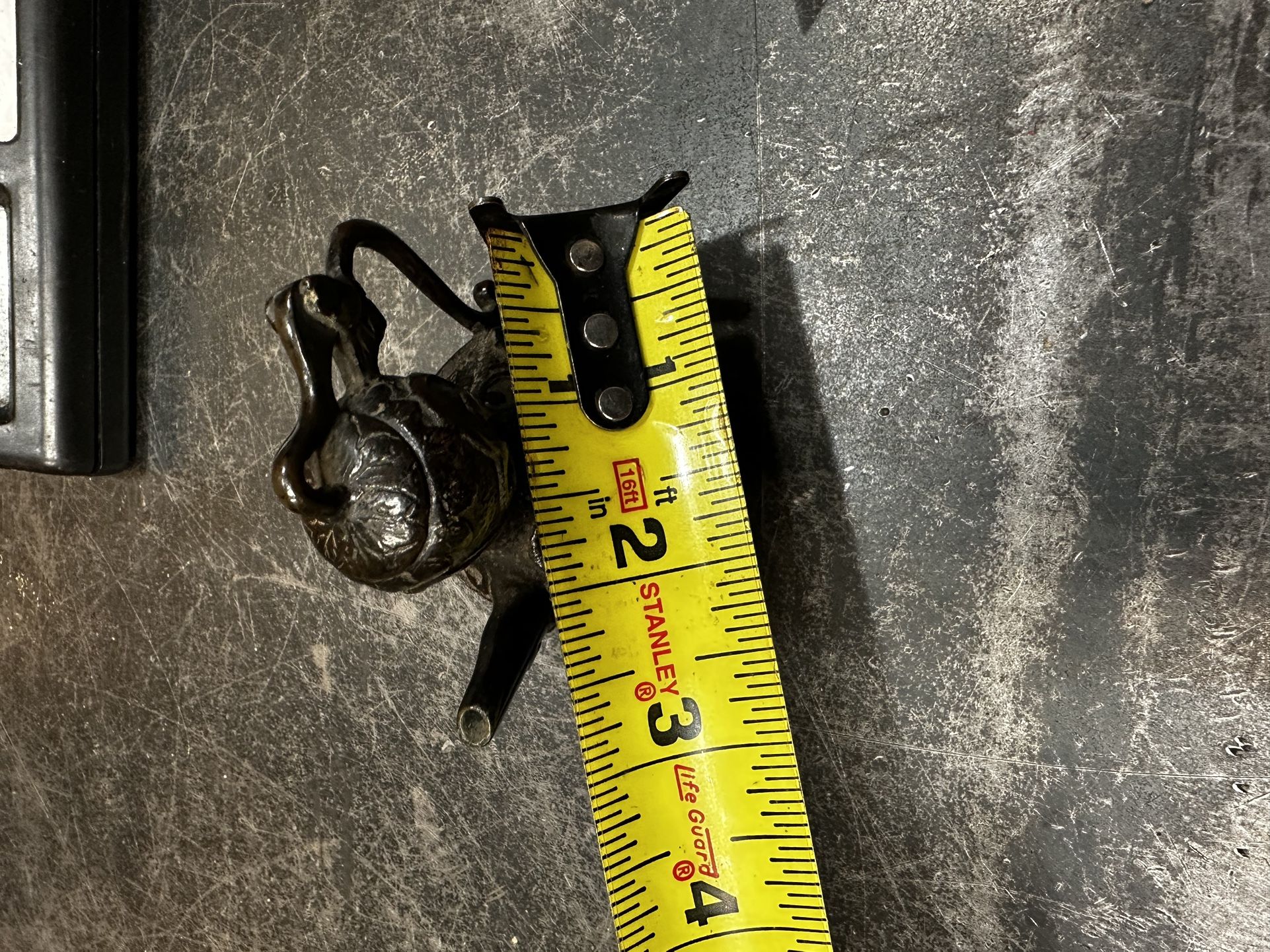 Chinese Republic miniature Teapot bronze water dropper Scholar Gourd Garlic Head