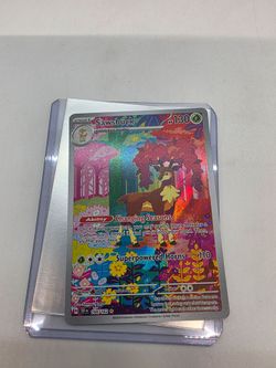Sawsbuck 166/162 Temporal Forces Illustration Rare Full Art Excellent condition Pokemon Pokémon