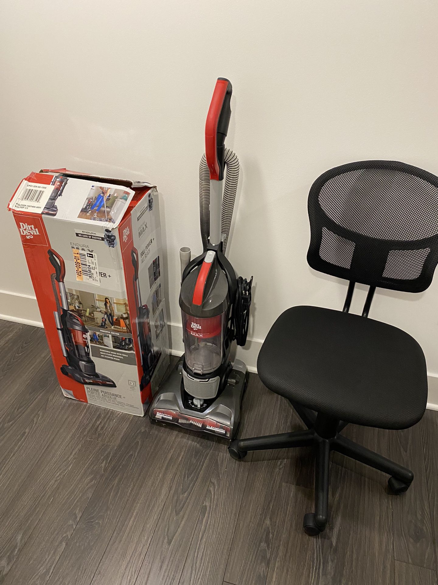 Vacuum & Office Chair