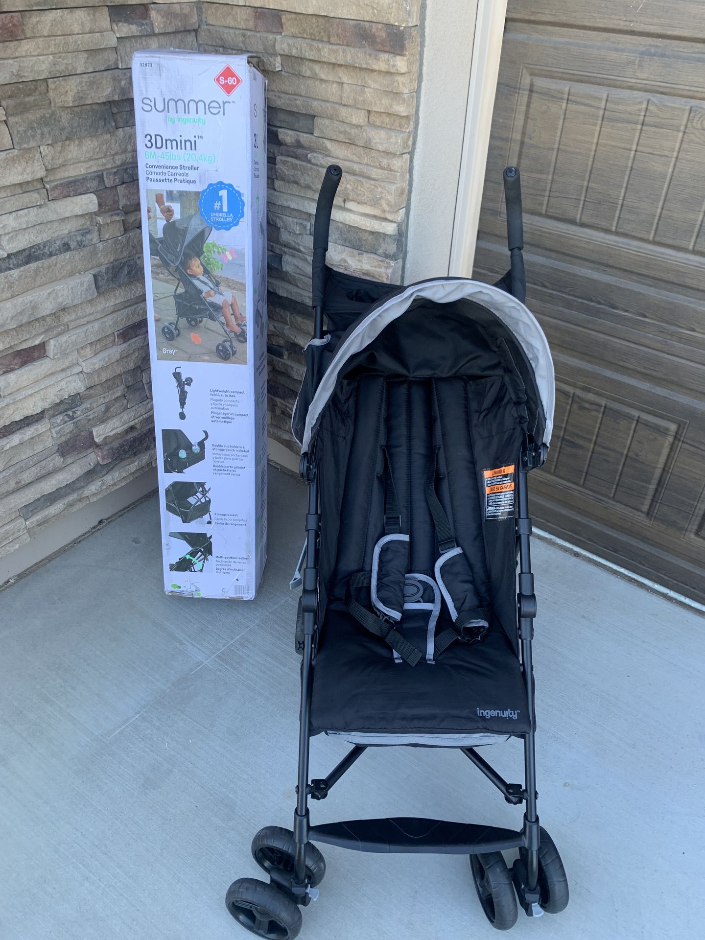 Summer by Ingenuity 3Dmini Travel Stroller