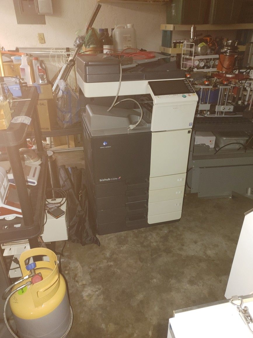 Konica Minolta Lazer Model 224e, Printer Fax and duplicator.