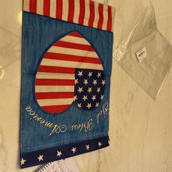 Patriotic Garden Flag 