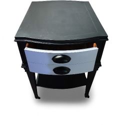 Black/white Side Table 