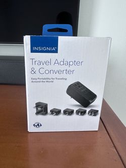 Adaptador y convertidor de viaje Fácil de transportar para viajar Por todo el mundo.