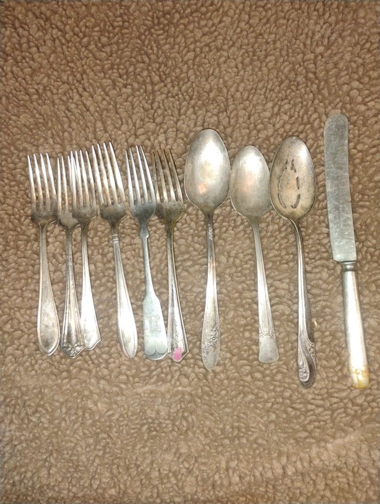 Silver Plated/Antique Silverware