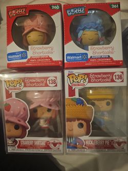 Funko Strawberry Shortcake Pop & Dorbz Set of 4