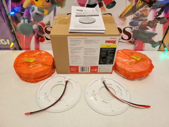 Open Box Kidde Firex Smoke Alarms i4618AC Hardwired w/ Battery 2 Pack Set